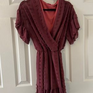 Pink Lily Romper - Size Small